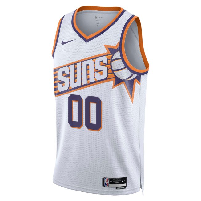 Phoenix Suns Unisex Swingman Custom Jersey - White - Association Edition - Image 2