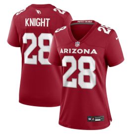 Qwuantrezz Knight 28 Arizona Cardinals Women GameJersey - Cardinal