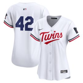 Minnesota Twins Women's 2024 Jackie Robinson Day Home Limited Jersey - White
