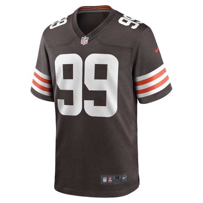 Za'Darius Smith 99 Cleveland Browns Men Team Game Jersey - Brown - Image 2