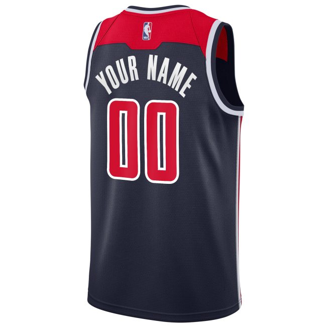 Washington Wizards 2019/20 Custom Swingman Jersey Navy - Statement Edition - Image 3