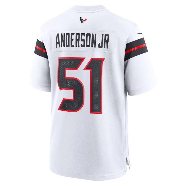 Will Anderson Jr. 51 Houston Texans Game Jersey - Men, White - Image 3