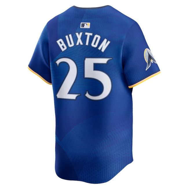 Byron Buxton 25 Minnesota Twins 2024 City Connect Limited Men Jersey - Royal - Image 3