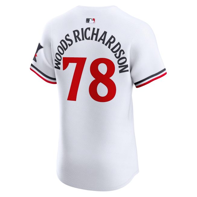 Simeon Woods Richardson Minnesota Twins Home Elite Player Jersey - White - Image 3