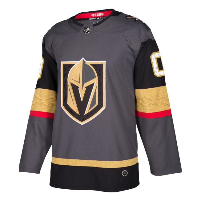 Vegas Golden Knights Alternate Authentic Custom Jersey - Gray - Image 2