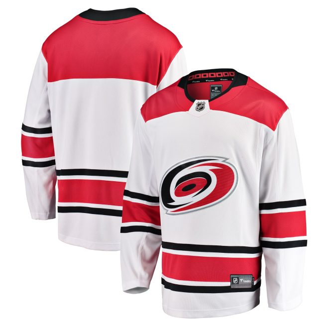 Carolina Hurricanes Fanatics Youth Away Breakaway Jersey - White