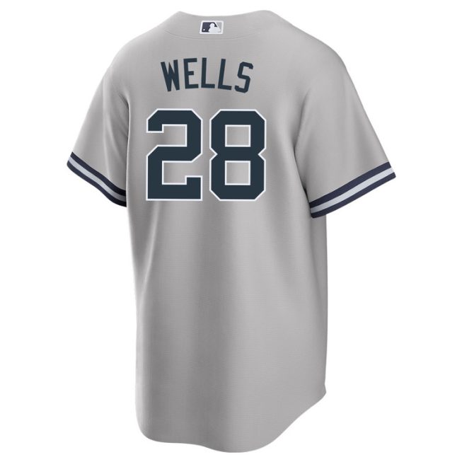 Austin Wells New York Yankees Road World Series Jersey - Image 2