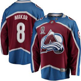 Cale Makar Colorado Avalanche Fanatics 2022 Stanley Cup Champions Breakaway Patch Player Jersey - Burgundy