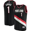 Anfernee Simons Portland Trail Blazers Fanatics Fast Break Replica Jersey - Icon Edition - Black