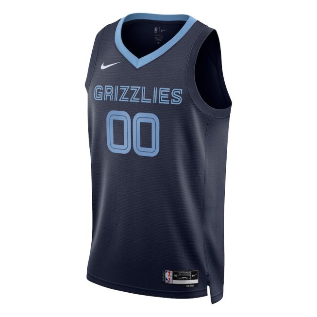 Memphis Grizzlies 2023/24 Icon Swingman Custom Men Jersey - Navy - Image 2