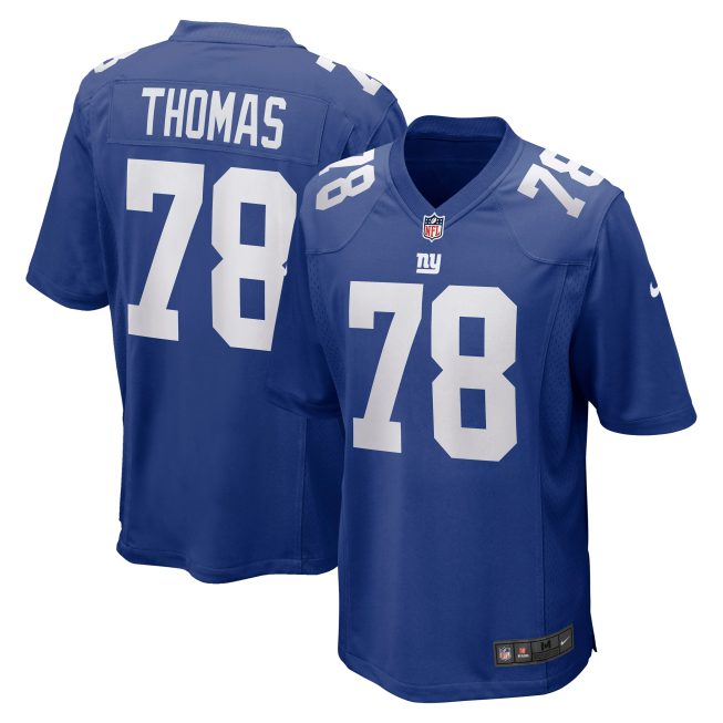Andrew Thomas New York Giants Player Game Jersey - Royal