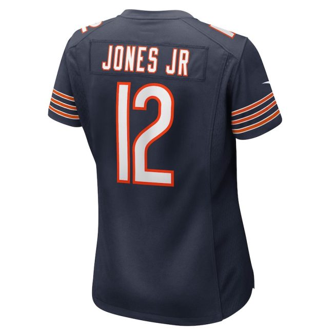 Velus Jones Jr. 12 New York Giants Women Game Jersey - Navy - Image 3