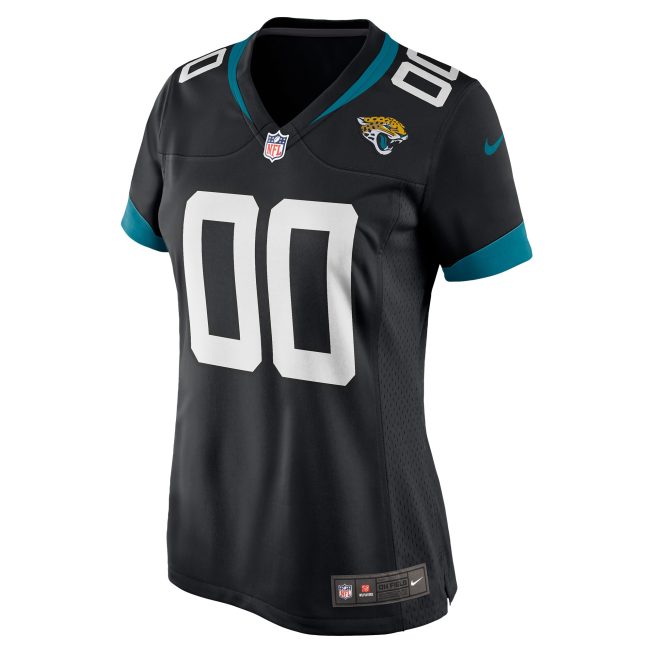 Jacksonville Jaguars Women's Custom Jersey - Black - Image 2
