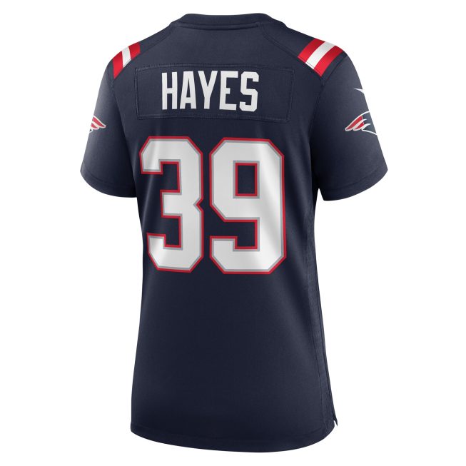 Tae Hayes New England Patriots Women's Home Game Player Jersey - Navy - Image 3
