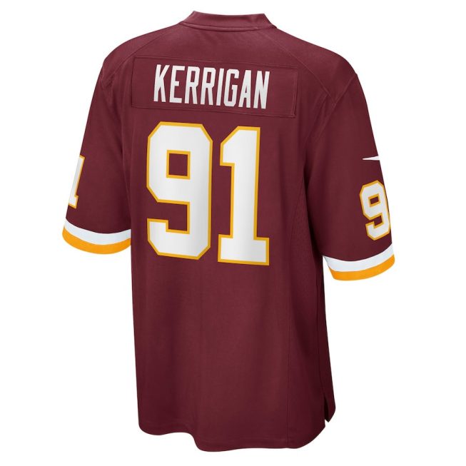 Ryan Kerrigan 91 Washington Commanders Team Men Game Jersey - Burgundy - Image 3