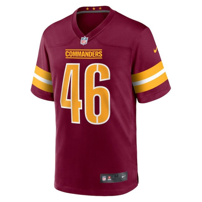 Brandon Bouyer-Randle 46 Washington Commanders Game Men Jersey - Burgundy - Image 2