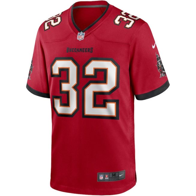 James Wilder 32 Tampa Bay Buccaneers Men Game Retired Jersey - Red - Image 2