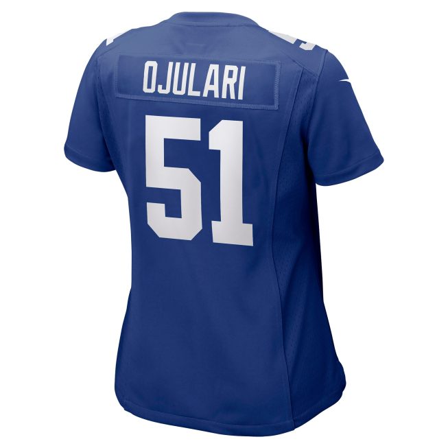 Azeez Ojulari New York Giants Women's Game Player Jersey - Royal - Image 3