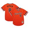 Cal Ripken Jr. Baltimore Orioles Mitchell & Ness 2001 Cooperstown Collection Authentic Throwback Jersey - Orange