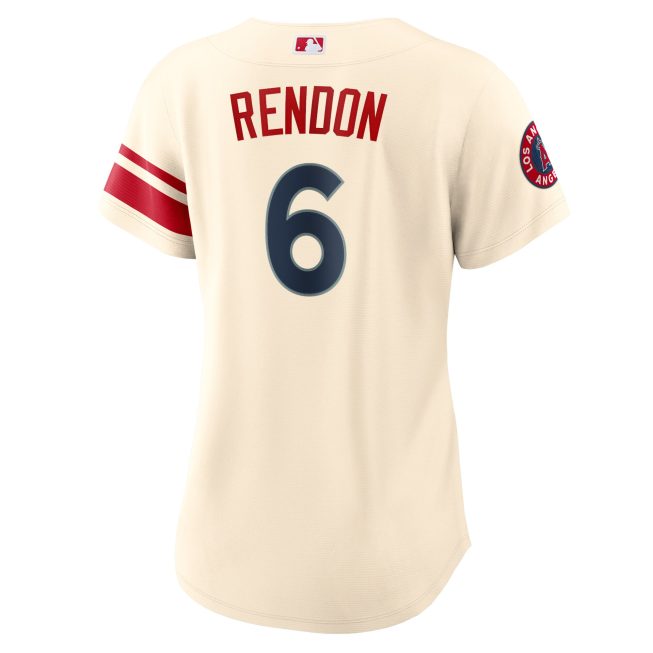 Anthony Rendon Los Angeles Angels Women's City Connect Replica Player Jersey - Cream - Image 3