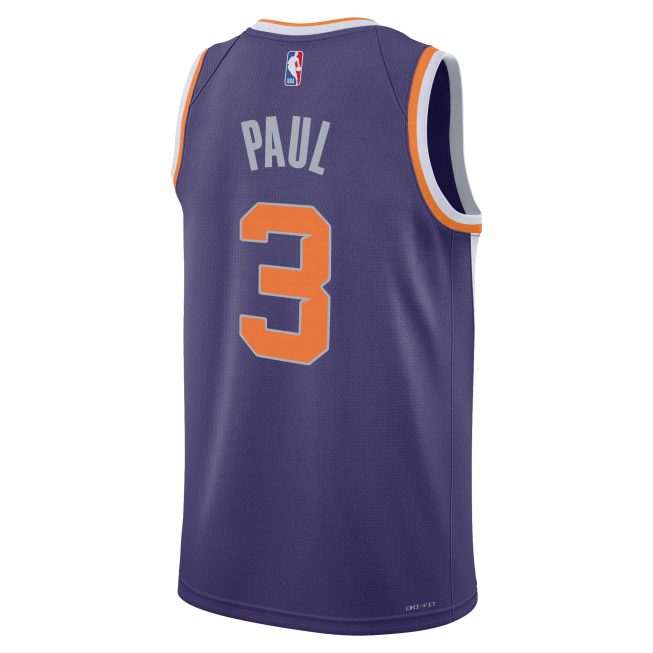 Chris Paul Phoenix Suns Youth Swingman Jersey - Icon Edition - Purple - Image 3