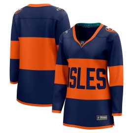 New York Islanders Fanatics Women's 2024 Stadium Series Breakaway Jersey - Navy