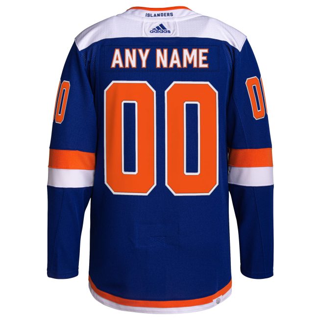 New York Islanders Alternate Primegreen Authentic Custom Jersey - Royal - Image 3