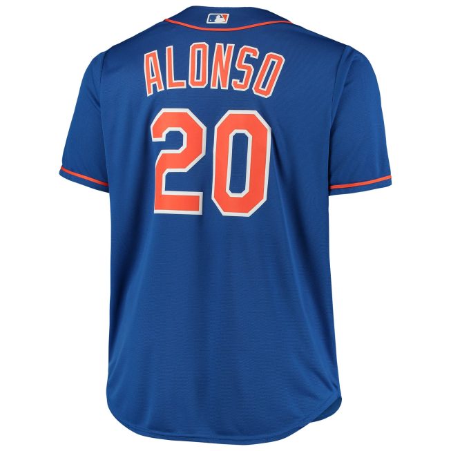 Pete Alonso New York Mets Big & Tall Replica Player Jersey - Royal - Image 3