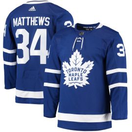 Auston Matthews Toronto Maple Leafs Home Primegreen Authentic Player Jersey - Blue