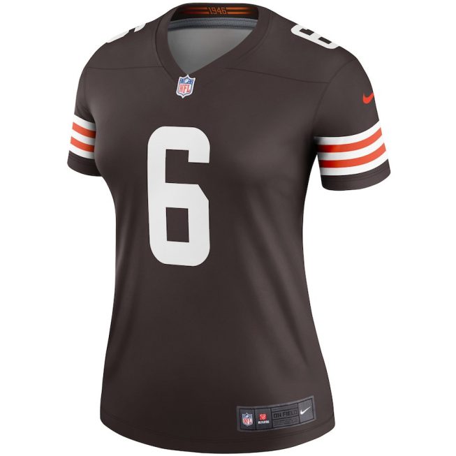 Baker Mayfield 6 Cleveland Browns Women Legend Jersey - Brown - Image 2