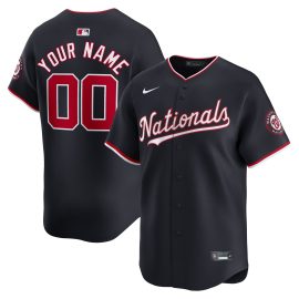 Washington Nationals Alternate Limited Custom Jersey - Navy