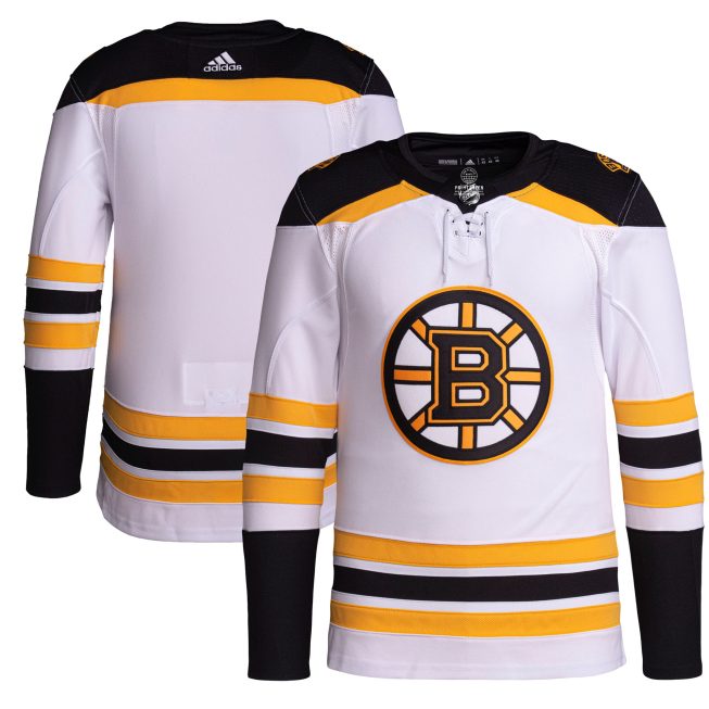 Boston Bruins Men's Away Primegreen Authentic Jersey - White