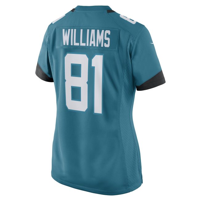 Seth Williams Jacksonville Jaguars Women's Game Player Jersey - Teal - Image 3