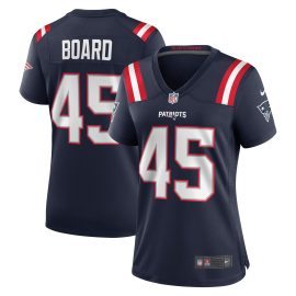 Chris Board New England Patriots Women's Game Player Jersey - Navy