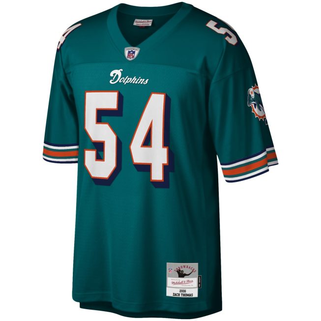 Zach Thomas Miami Dolphins Mitchell & Ness Legacy Replica Jersey - Aqua - Image 2