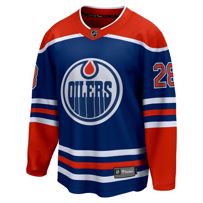 Connor Brown Edmonton Oilers Fanatics Home Breakaway Jersey - Royal - Image 2