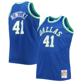 Dirk Nowitzki Dallas Mavericks Mitchell & Ness Big & Tall 1998/99 75th Anniversary Diamond Swingman Jersey - Blue