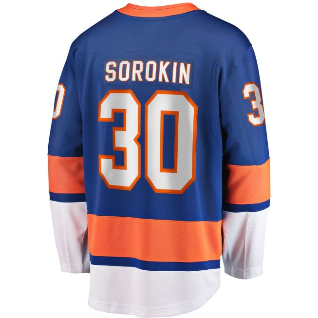 Ilya Sorokin New York Islanders Fanatics Home Breakaway Player Jersey - Royal - Image 3