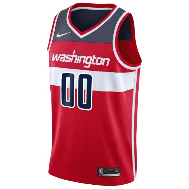 Washington Wizards 2020/21 Swingman Custom Jersey - Icon Edition - Red - Image 2