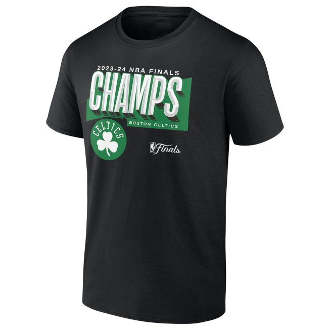 Boston Celtics 2024 Finals Champions Unisex T-Shirt - Black - Image 2