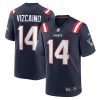 Tristan Vizcaino New England Patriots Home Game Player Jersey - Navy