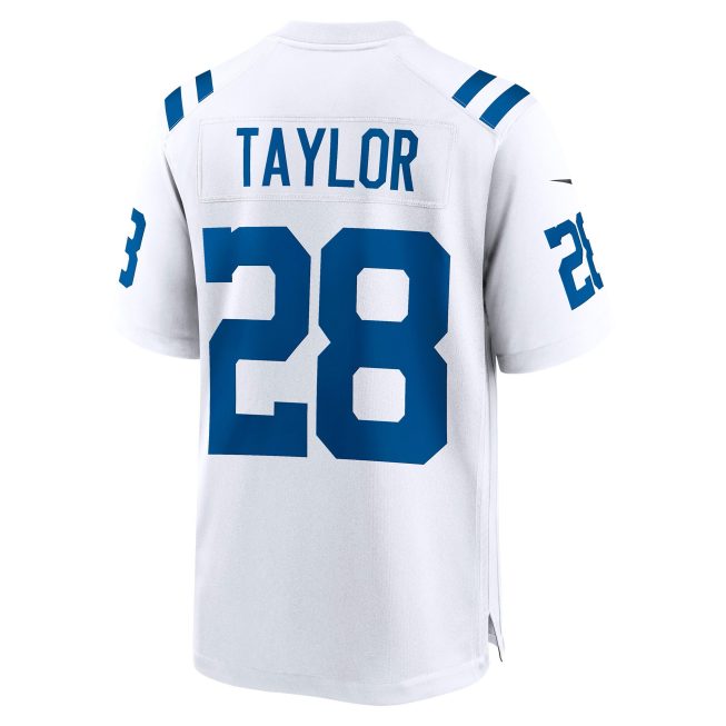 Jonathan Taylor Indianapolis Colts Player Game Jersey - White - Image 3