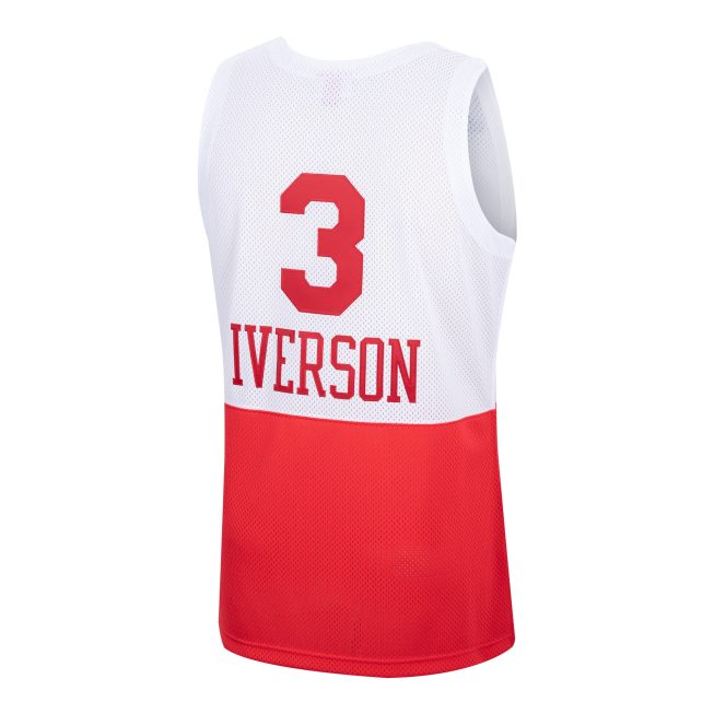 Allen Iverson Philadelphia 76ers Mitchell & Ness 2003/04 Hardwood Classics Authentic Jersey - White - Image 3