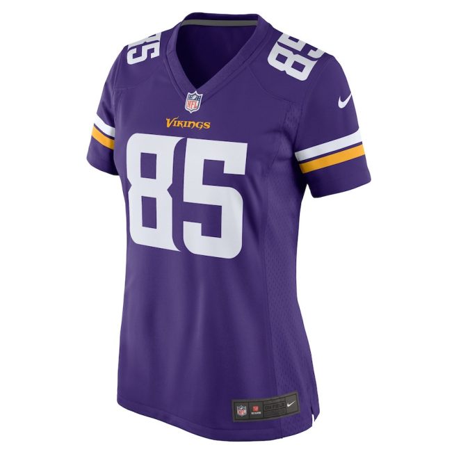 Dan Chisena 85 Minnesota Vikings Women Game Jersey - Purple - Image 2