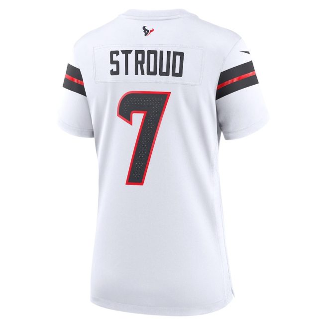 C.J. Stroud 7 Houston Texans Women Game Jersey - White - Image 3