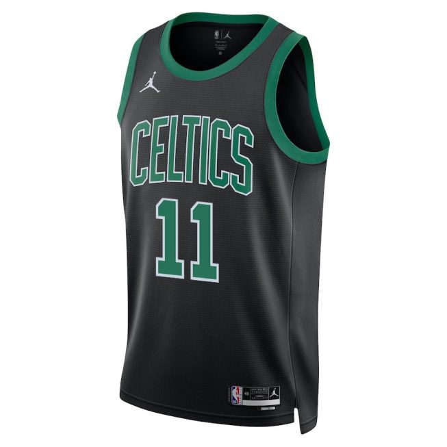 Payton Pritchard 11 Boston Celtics 2024 FINALS CHAMPIONS Swingman Jersey - Statement Edition - Black - Image 2