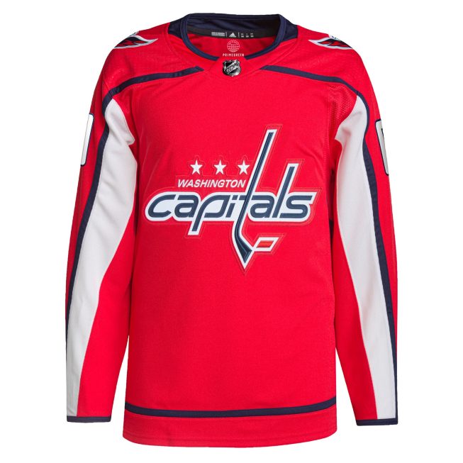 Washington Capitals Home Primegreen Authentic Custom Jersey - Red - Image 2