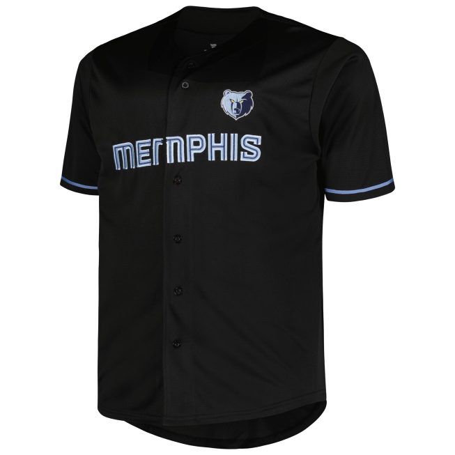 Memphis Grizzlies Profile Big & Tall Pop Jersey - Black - Image 2