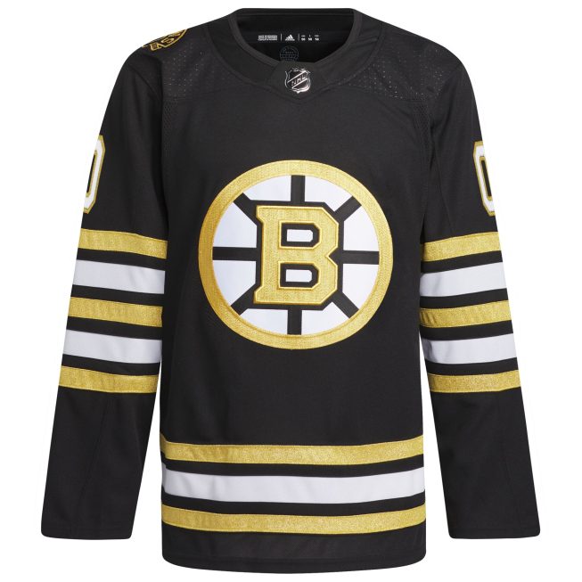 Boston Bruins 100th Anniversary Primegreen Authentic Custom Jersey - Black - Image 2