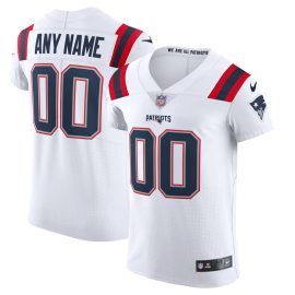 New England Patriots Vapor Elite Custom Jersey - White